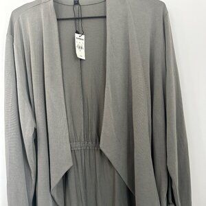 Express Two-Piece Lounge Set | Front Cardigan Jacket (XL) & Drawstring Pants (L)